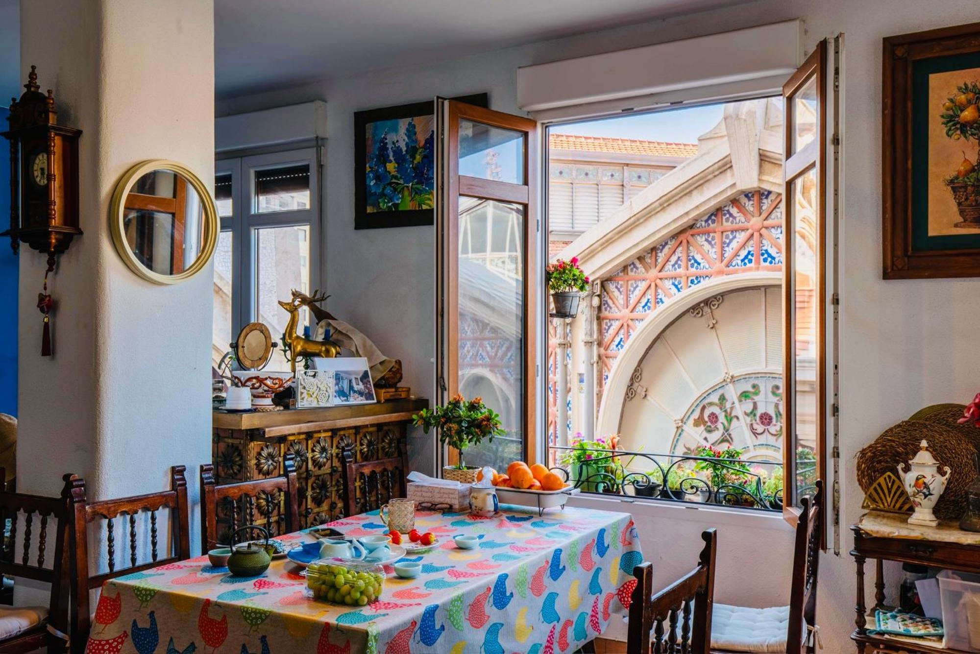 Mirador 2 Del Mercado Central - Habitacion Con Bano Privado En El Centro De La Ciudad Vella Valencia Kültér fotó